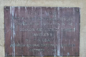 Hist photo 5 -School House Plaque